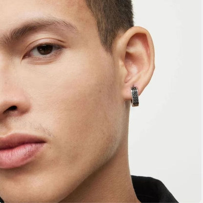 Boucles d'Oreilles Viking  – Acier Inoxydable & Motif Celtique
