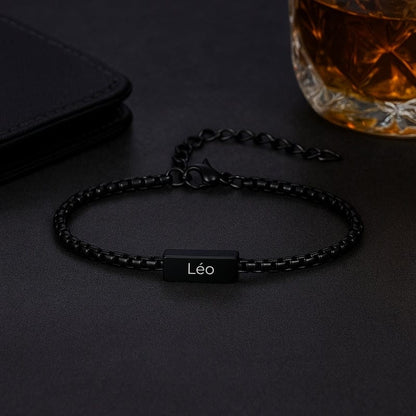 Bracelet Chaîne Homme Personnalisé - Acier Inoxydable