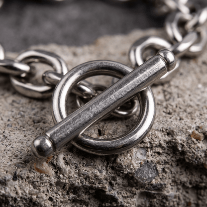 Bracelet Gourmette Homme Fermoir Bascule Acier Inoxydable