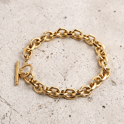 Bracelet Gourmette Homme Fermoir Bascule Acier Inoxydable