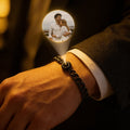 Bracelet photo personnalisé gourmette
