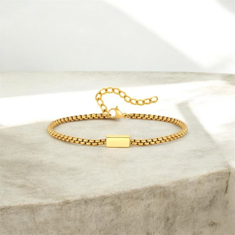 Bracelet Chaîne Homme Personnalisé - Acier Inoxydable