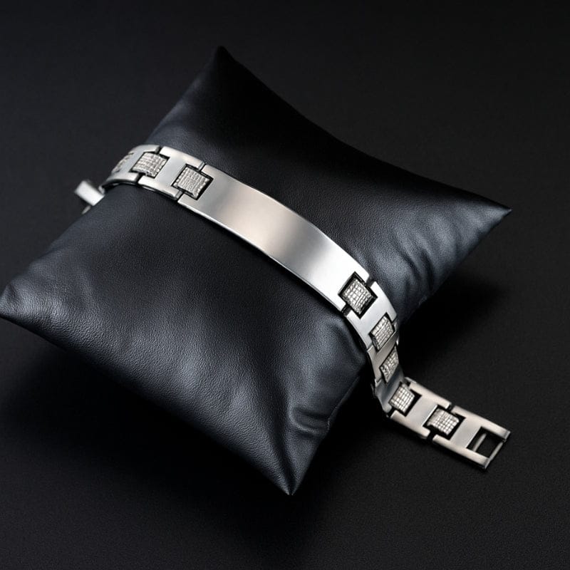 Bracelet Homme Personnalisé Luxe - Acier Inoxydable