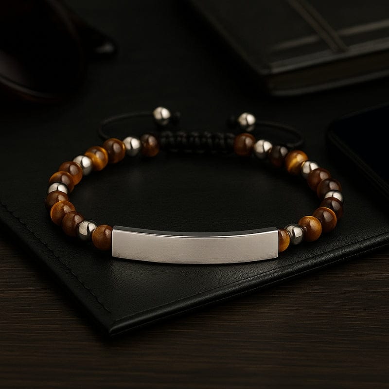 Bracelet Perles Homme Personnalisé | Pierre Naturelle