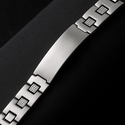 Bracelet Homme Personnalisé Luxe - Acier Inoxydable