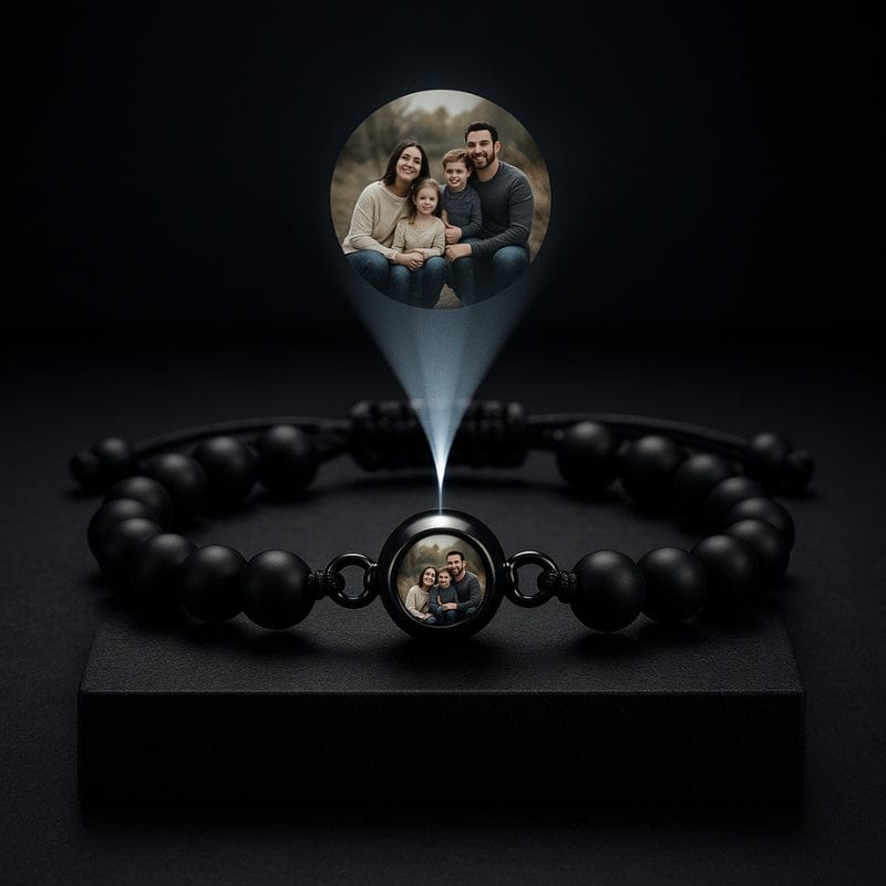 Bracelet Perle Photo Personnalisé