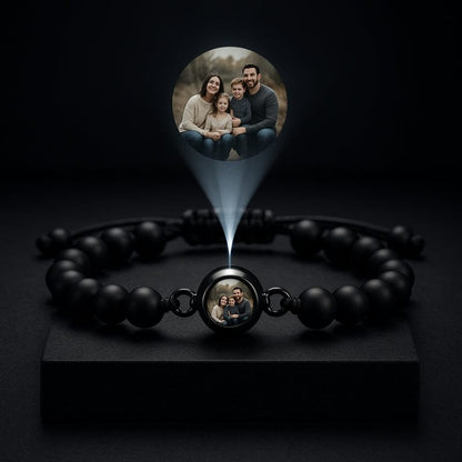 Bracelet Perle Photo Personnalisé