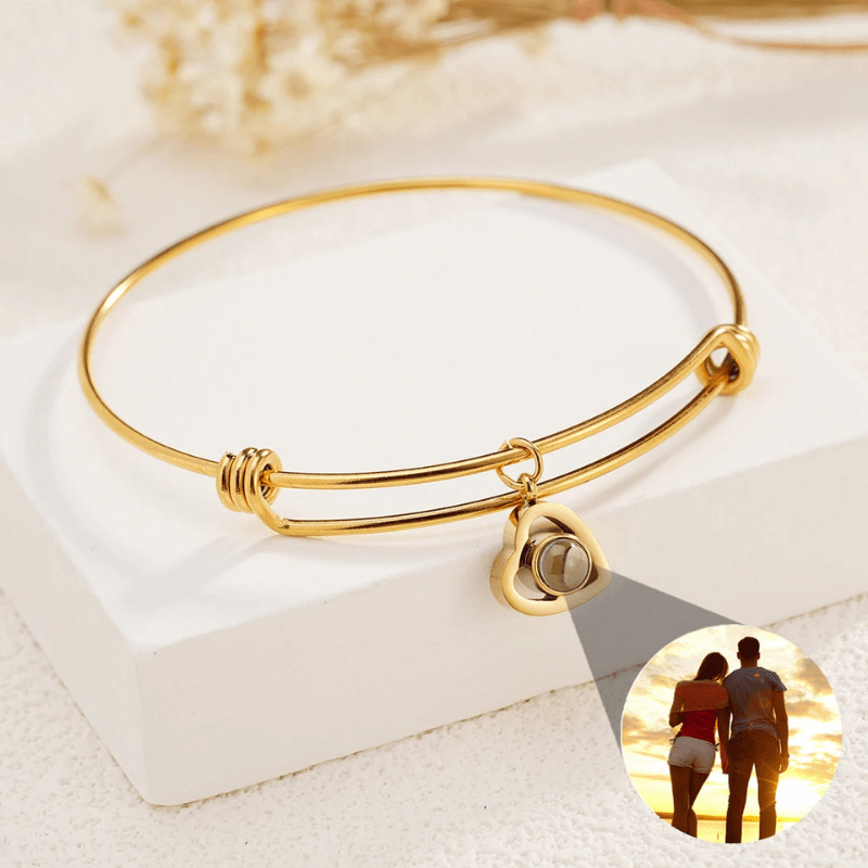 Bracelet Projection Photo Coeur