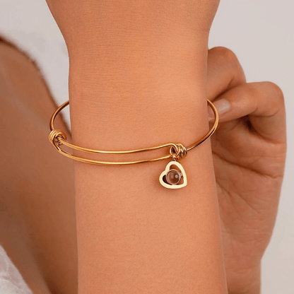 Bracelet Projection Photo Coeur