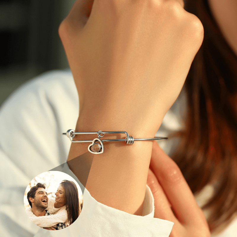 Bracelet Projection Photo Coeur