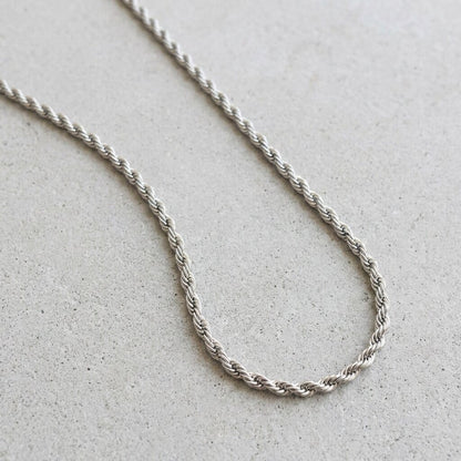Chaîne Maille Corde Fine Pour Homme Acier Inoxydable