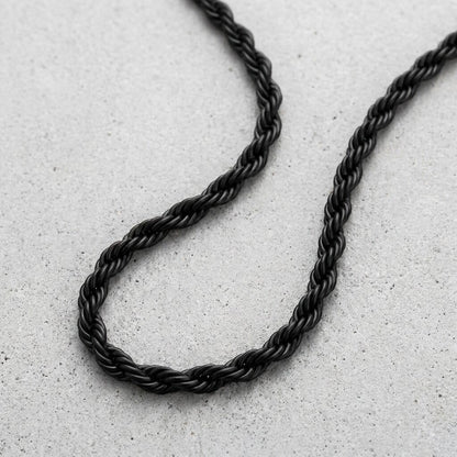 Chaîne Maille Corde Fine Pour Homme Acier Inoxydable
