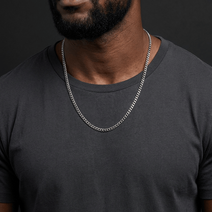 Chaîne Homme Acier Inoxydable Maille Gourmette