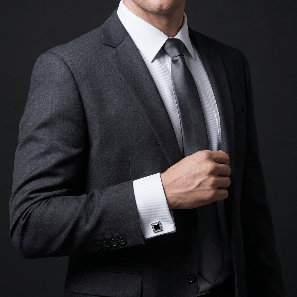 Chemise Homme Poignets Mousquetaires Col Français