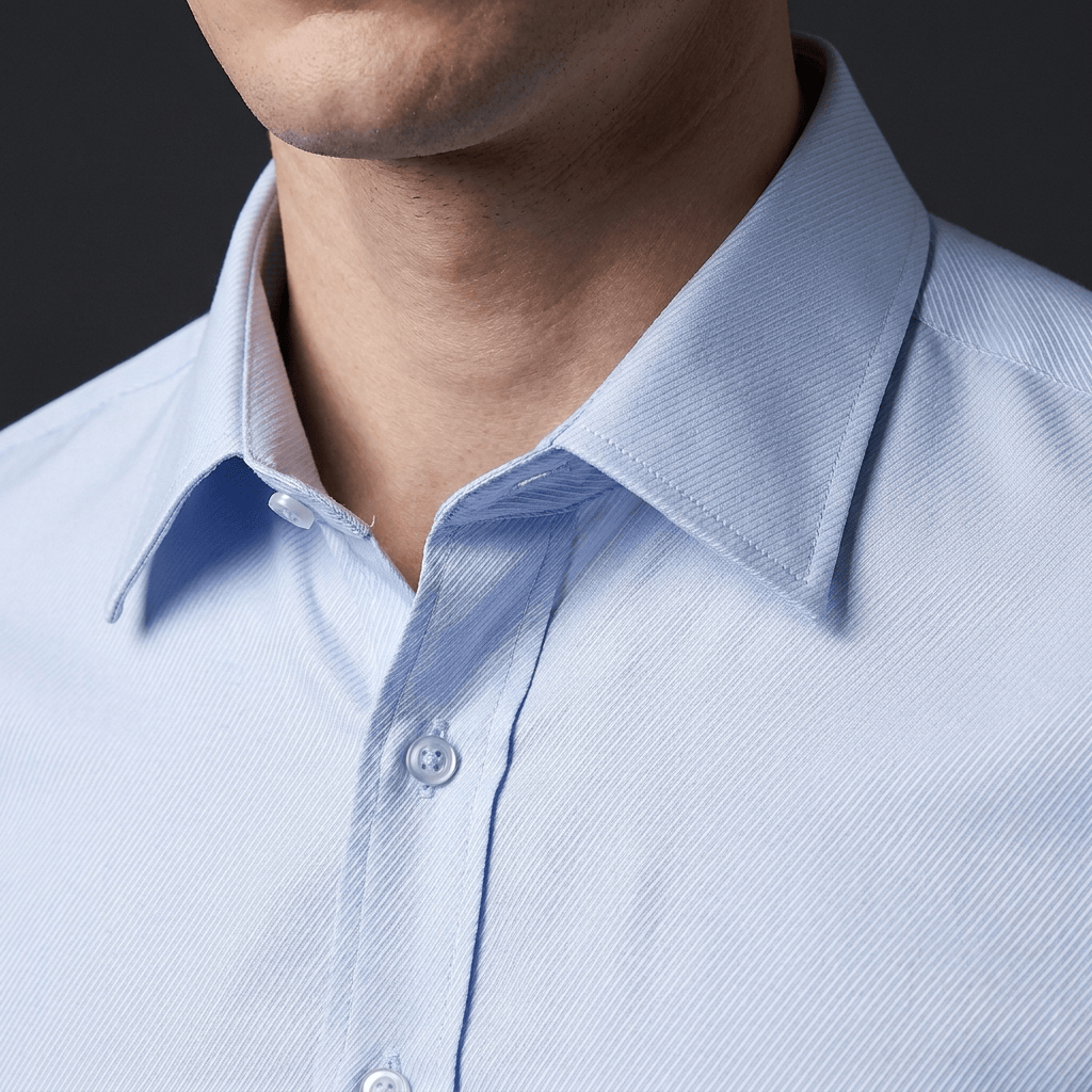 Chemise Homme Poignets Mousquetaires Col Français