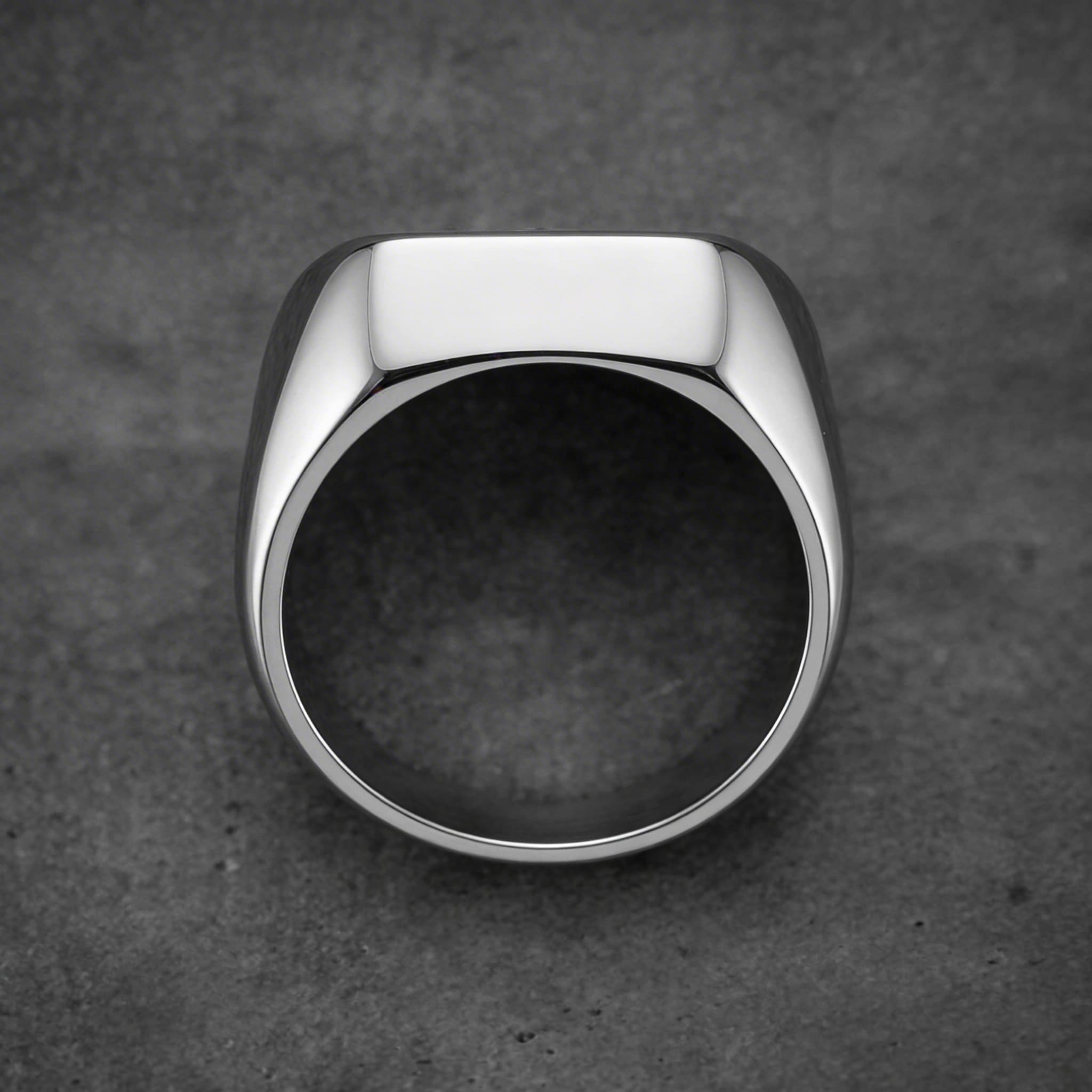 Chevalière Homme Personnalisable Gravure Argent