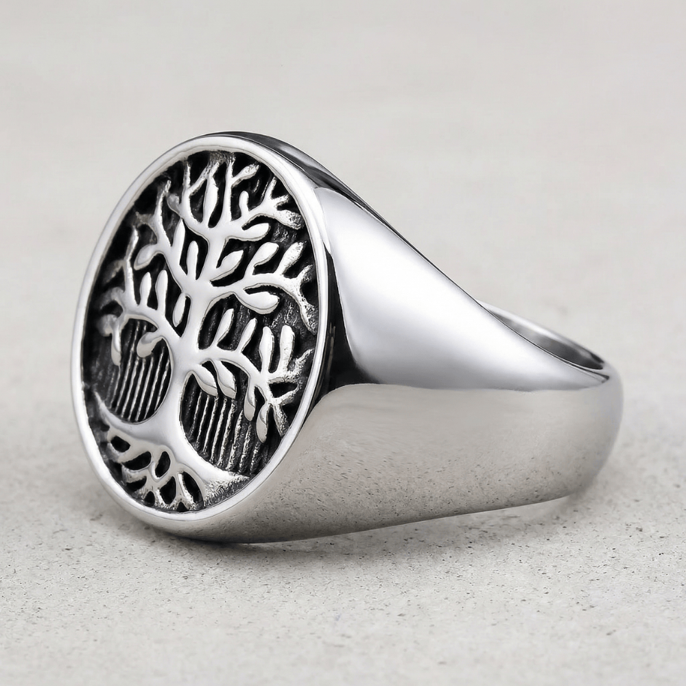 Bague Chevalière Homme Arbre de Vie
