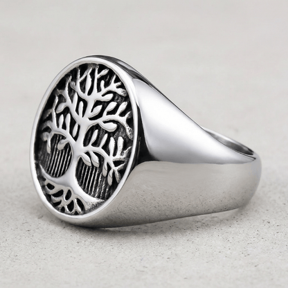 Bague Chevalière Homme Arbre de Vie