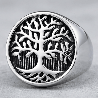Bague Chevalière Homme Arbre de Vie