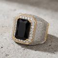 Chevalière Homme Or Diamant Onyx Rubis Saphir