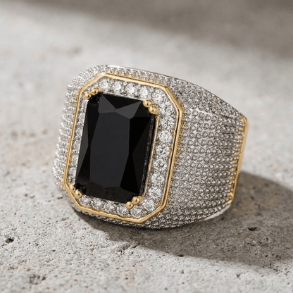 Chevalière Homme Or Diamant Onyx Rubis Saphir