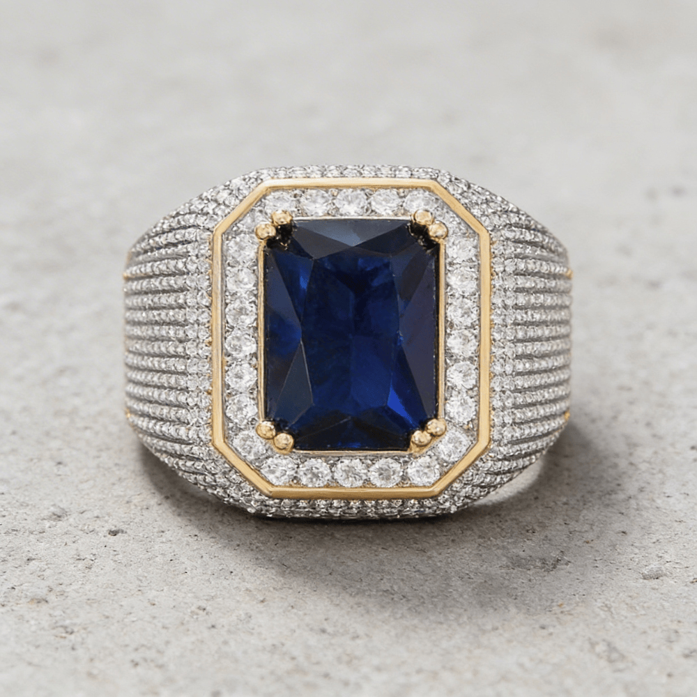 Chevalière Homme Or Diamant Onyx Rubis Saphir