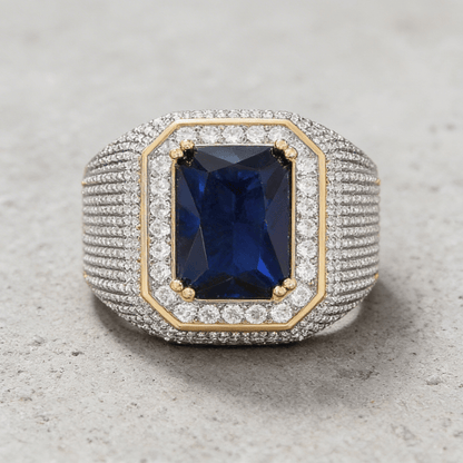 Chevalière Homme Or Diamant Onyx Rubis Saphir