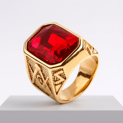 Bague Chevalière Homme Or avec Pierre