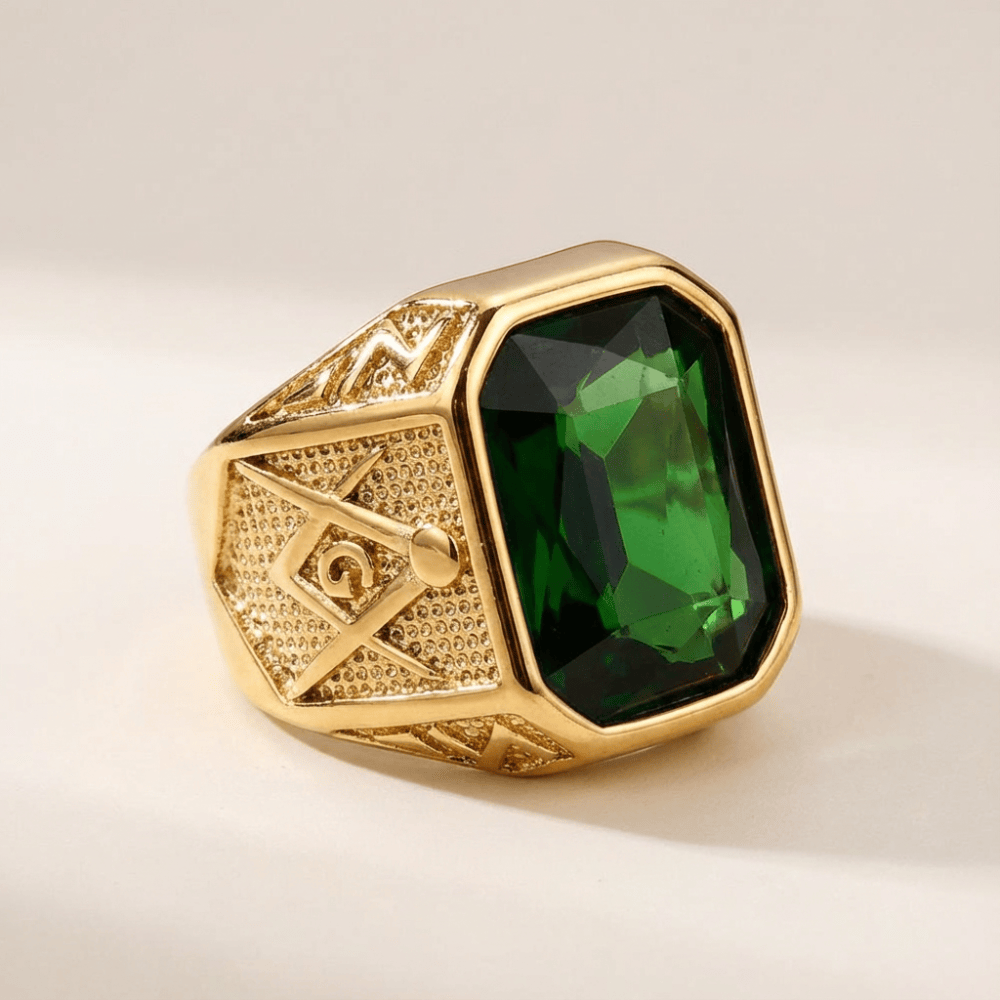 Bague Chevalière Homme Or avec Pierre