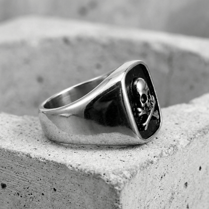 Bague Chevalière Homme Tête de Mort