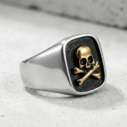 Bague Chevalière Homme Tête de Mort