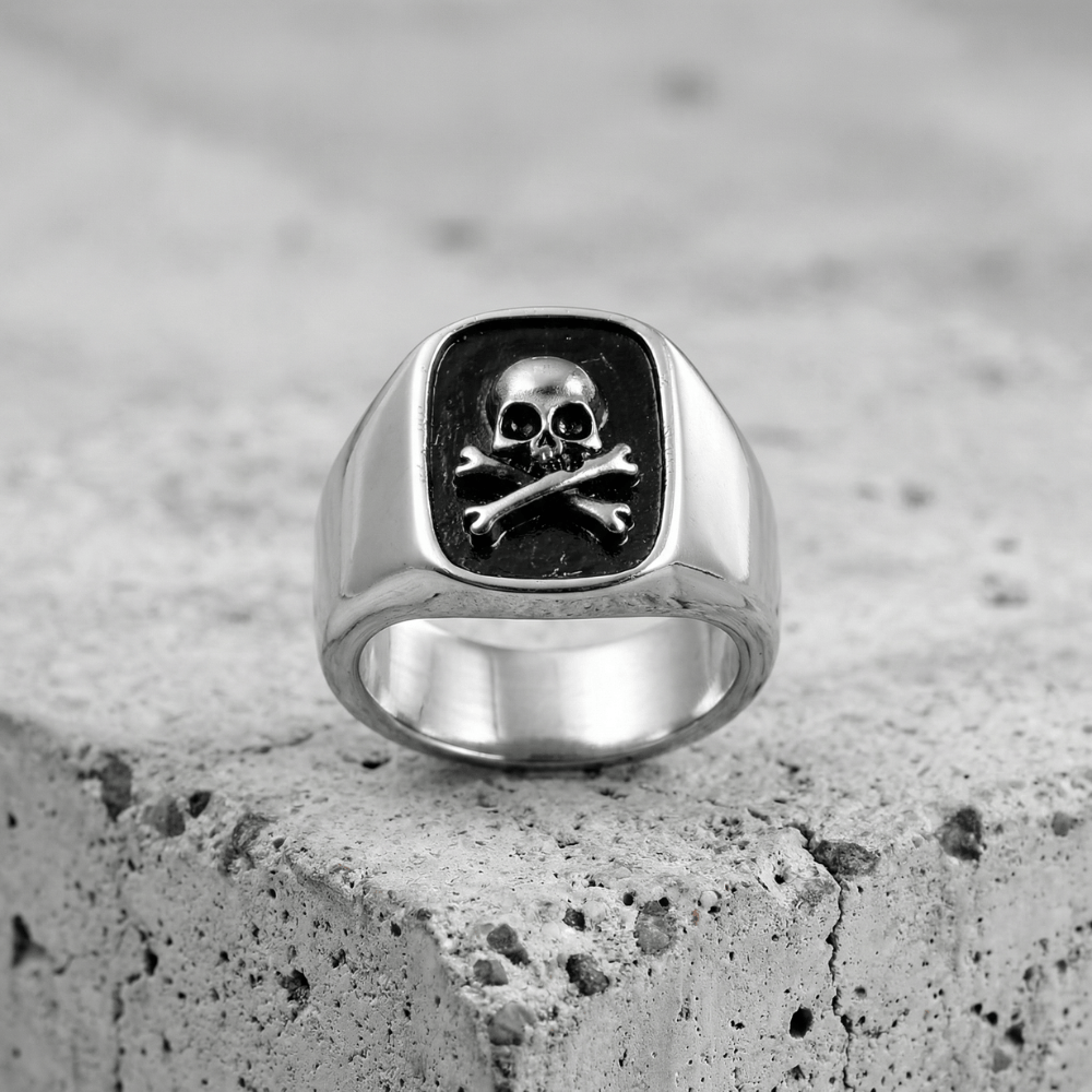 Bague Chevalière Homme Tête de Mort