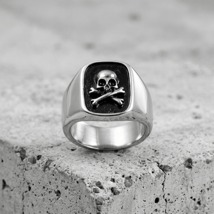 Bague Chevalière Homme Tête de Mort