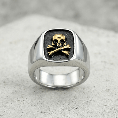Bague Chevalière Homme Tête de Mort