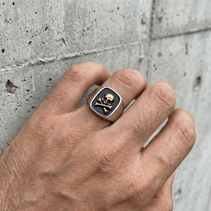 Bague Chevalière Homme Tête de Mort