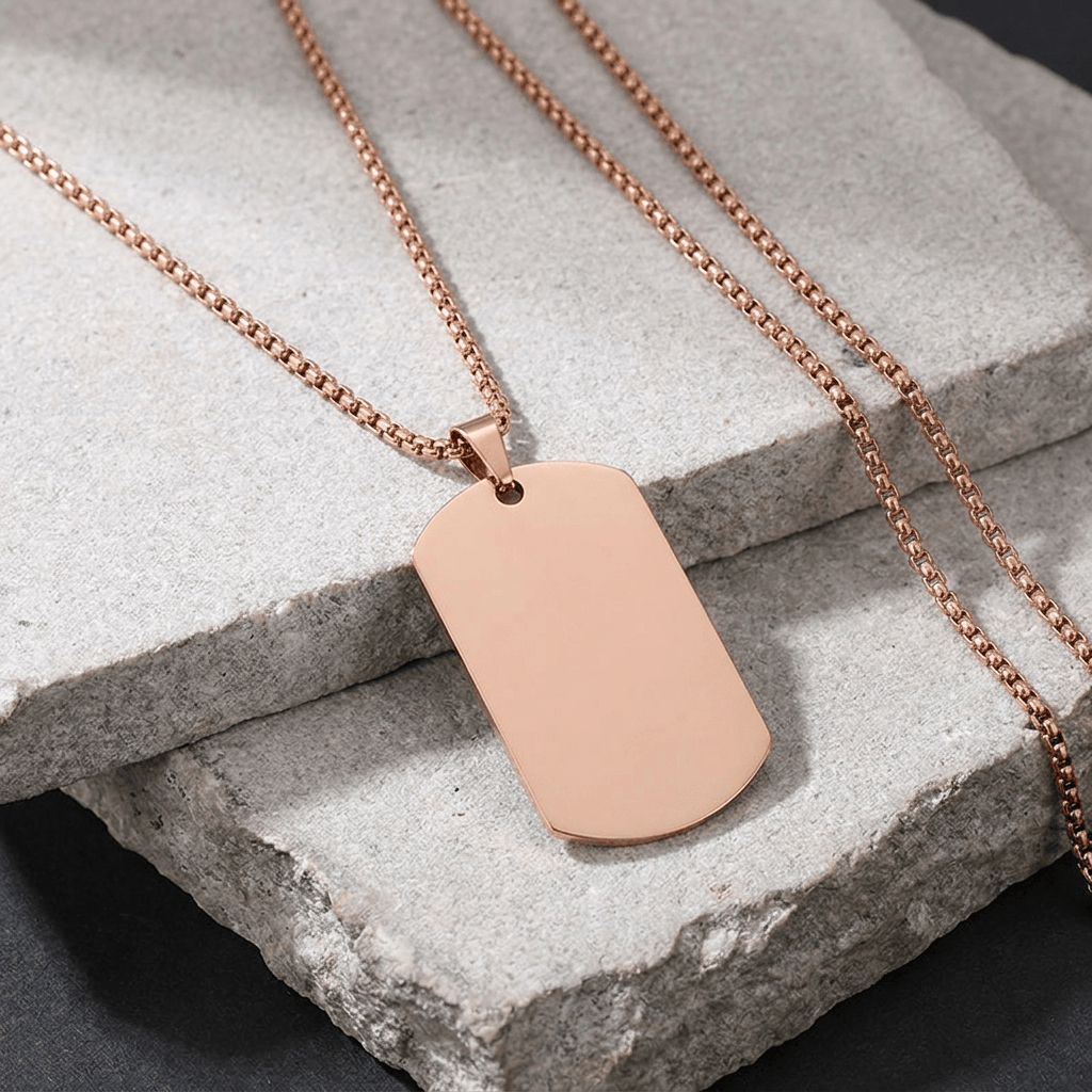 Collier Plaque Militaire Personnalisable Homme