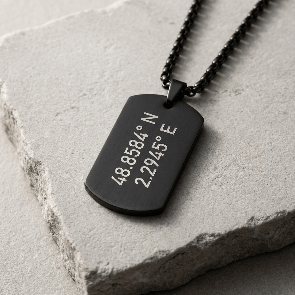 Collier Plaque Militaire Personnalisable Homme