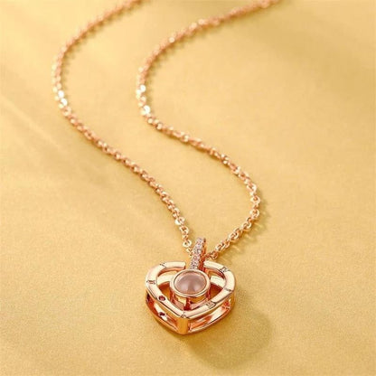 Collier et Pendentif Projection Photo Personnalisé