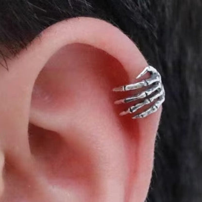 Fausse Boucle d'Oreille Homme Clip - Ear Cuff Rock Sans Perçage