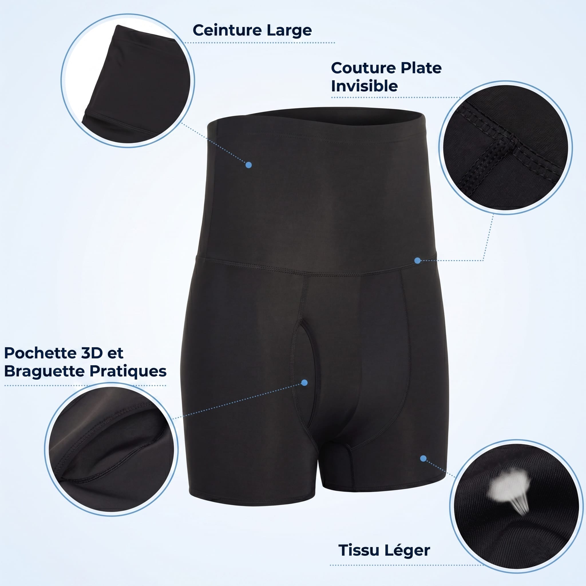 GAINE HOMME VENTRE PLAT