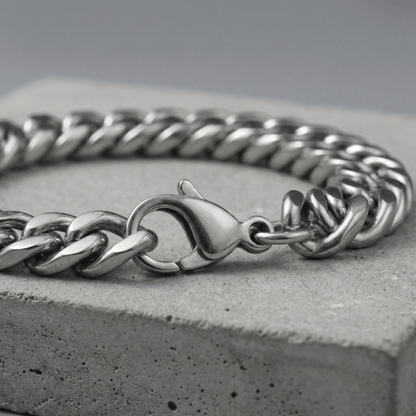 Chaîne Gourmette Homme Argent Maille Double