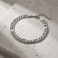 Gourmette Fine Homme Bracelet Double Chaîne