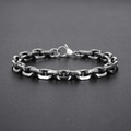 Bracelet Gourmette Homme Argent Maille Forçat