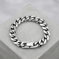 Bracelet Gourmette Homme Argent Grosse Maille