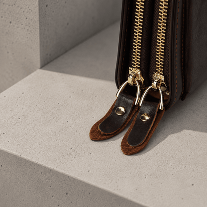 Grand Portefeuille Homme Cuir Véritable Personnalisé
