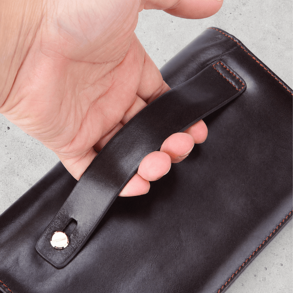 Grand Portefeuille Homme Cuir Véritable Personnalisé