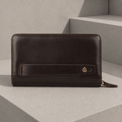 Grand Portefeuille Homme Cuir Véritable Personnalisé