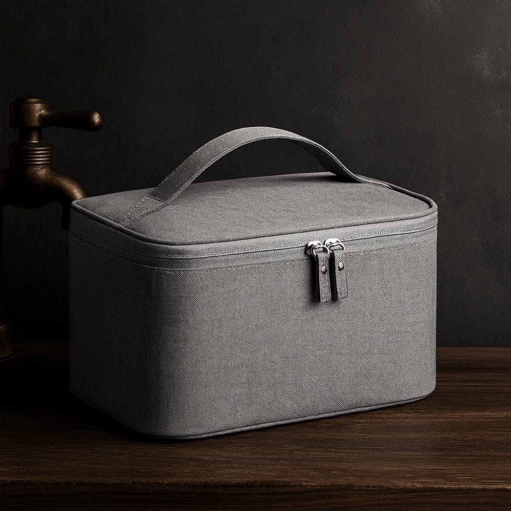 Grande trousse de toilette homme avec compartiments - Organisation optimale