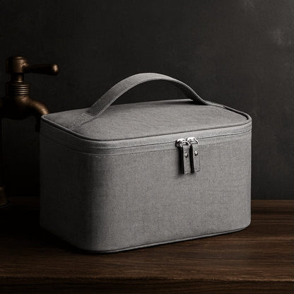 Grande trousse de toilette homme avec compartiments - Organisation optimale
