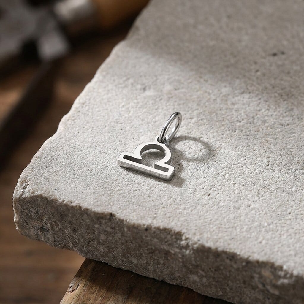 Pendentif Signe Astrologique Homme Argent Breloque
